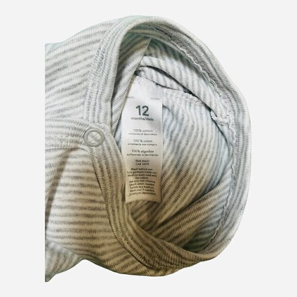 CARTER’S play one piece set/three multicolored snap closure embroidered Boy 12 M - Picture 7 of 9